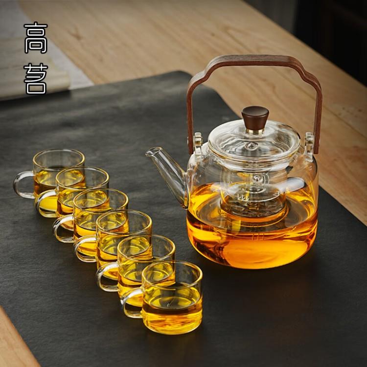 高茗煮茶壶 明海蒸煮壶1000ml(透明款)
